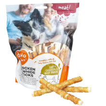 DUVO+ Meat Chicken Sticks And Skin Small Bag 400g 12.5 cm 34 units