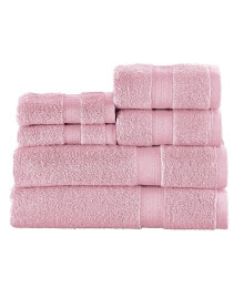 Collections Etc zero Twist Luxury Bath Towel Set, Hotel Quality Style - Set of 6 - for Bathroom, Spa, Travel