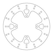 MOTO-MASTER Halo Polaris 110446 Front Brake Disc