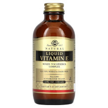 Витамин Е Solgar, Natural Liquid Vitamin E, 4 fl oz (118 ml)