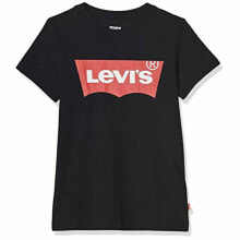 Children’s Short Sleeve T-Shirt Levi's 8157 Black (14 Years)