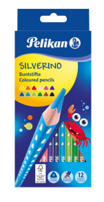 Pelikan 700634 цветной карандаш 12 шт Черный, Синий, Коричневый, Зеленый, Светло-синий, Светло-зеленый, Оранжевый, Персиковый, Розовый, Красный, Фиолетовый, Желтый