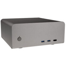 Купить компьютерные корпуса для игровых ПК Streacom: Streacom ST-FC8T Alpha Fanless HTPC Alu-Gehäuse - titan