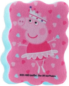 Badeschwamm für Kinder Peppa Pig Ballerina rosa-blau - Suavipiel Peppa Pig Bath Sponge