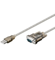 Goobay USB - RS-232, ОГЛ. Длина кабеля: 1,5 м, разъем 1: USB Type-A, разъем 2: RS-232. Quantity per pack: 1 pc(s)
