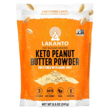 Lakanto, Кето-арахисовая паста, 241 г (8,5 унции)