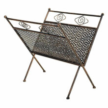 Magazine rack Alexandra House Living Golden Ironwork 33 x 33 x 36 cm