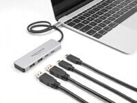 USB 10 Gbps Type-C Hub mit 2 x Typ-A und 2 35 cm - Digital