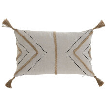 Cushion Home ESPRIT Beige Natural Boho 50 x 30 cm