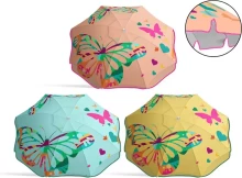 ATOSA Orientable aluminum OrxFord Fold 3 Assorted Parasol 29/32 mm 220 cm