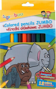 Купить цветные карандаши для рисования Gimboo: Цветные карандаши Gimboo Jumbo для детей, 12 шт., mix цветов