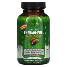Irwin Naturals, Extra-Energy Thermo-Fuel Max Fat Burner, 100 Liquid Soft-Gels