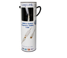 LogiLink 12m USB 2.0 USB кабель USB A Белый UA0092