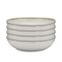 Potter Stone Melaboo 4-Pc. Cereal Bowl Set