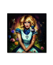 Trademark Global joJoesArt 'Alice in Wonderland' Canvas Art - 24