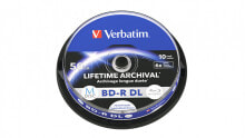 1x10 M-Disc BD-R BluRay 50GB 6x Speed Cakebox printable - Blue Ray Disc (BD-R) - 6x