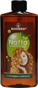 Kosmed Nafta Cosmetic Kerosene Косметический керосин с экстрактом крапивы для ухода за кожей и волосами, склонными к жирности 150 мл
