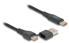88137 - Sync- & Ladekabel USB-C -> A/C Ladedisplay 140 W 1.2 m