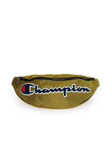 Мужские поясные сумки мужская поясная сумка текстильная зеленая с логотипом Champion