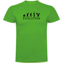 Мужские спортивные футболки Мужская спортивная футболка зеленая с принтом KRUSKIS Evolution Train Short Sleeve T-Shirt