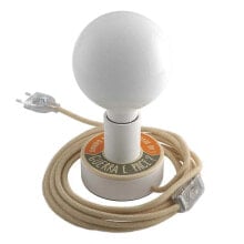 CREATIVE CABLES Posaluce Mini-UFO Reading Balls Guerra E Pace - Meglio Del Film Lamp With Light Bulb