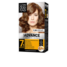 Llongueras Advance 7 in 1 Permanent Hair Color No. 5,34 Насыщенная краска для волос, оттенок светло-коричневый медно-золотой