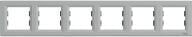 Умные розетки, выключатели и рамки schneider Electric 6-fold horizontal aluminum frame (EPH5800661)