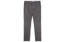Timberland 户外休闲纯色修身弹性长裤 男款 灰色 / Timberland A24DW-033