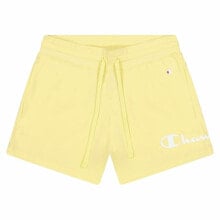 Sports Shorts for Women Champion Drawcord Pocket Yellow