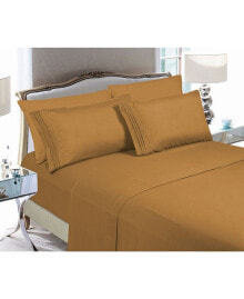 Elegant Comfort luxury Soft Solid 6 Pc. Sheet Set, Full