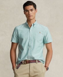 Синие мужские рубашки Polo Ralph Lauren купить от $172