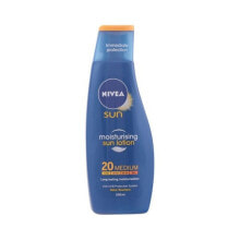 Средства для загара и защиты от солнца Nivea Sun Moisturizing Sun Lotion Spf20 Medium Стойкий увлажняющий солнцезащитный лосьон для тела 200 мл