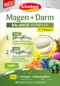 Magen + Darm Balance-Komplex Tabletten 30 St, 46,5 g