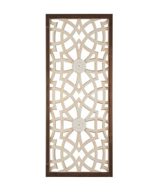 Madison Park damask Carved Wall Panel, 37.75
