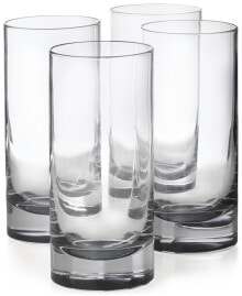 Hotel Collection highball Glasses with Gray Accent, Set of 4, Created for Macy's