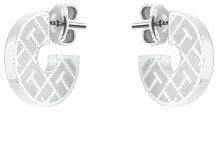 Женские серьги Non-traditional round earrings made of 2780480 steel