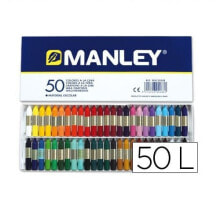 MANLEY Soft Wax Crayon Box 50