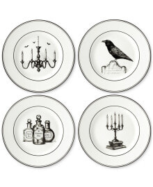 Lenox vintage Halloween 4-Piece Dessert Plate Set