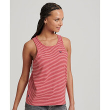 SUPERDRY Vintage Logo Emb Stripe Sleeveless T-Shirt