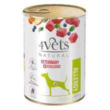 4VETS Natural Allergy Lamb Dog wet food for dog 400g