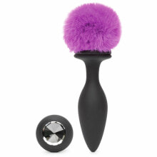 Anal plug Happy Rabbit Black Purple