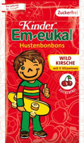 Bonbon, Wildkirsche für Kinder, zuckerfrei, 75 g