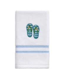 Avanti beach Mode Flip-Flop Motif Cotton Fingertip Towel, 11