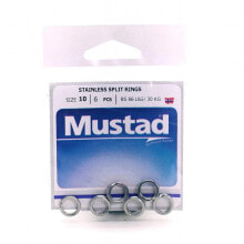 Вертлюжки, застежки, заводные кольца для рыбалки Mustad купить от $14