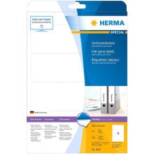 HERMA File Spine Labels 192x61 25 Sheets DIN A4 100 Pieces Sticker