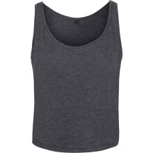 BUILD YOUR BRAND Oversized Sleeveless T-Shirt