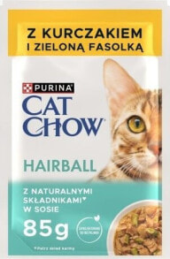 PURINA NESTLE PURINA Cat Chow Hairball kurczak i fasola - mokra karma dla kota - 4x85g