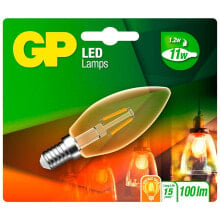 GP BATTERIES LED Candle Gold E14 2W Light Bulb