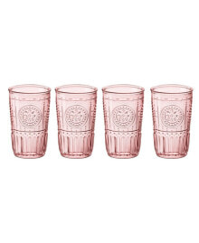 Купить посуда и приборы для сервировки стола Bormioli Rocco: Light Pink Romantic Water Glass, Set of 4
