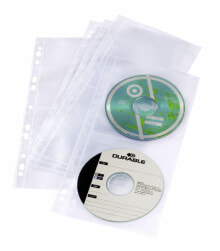 Durable 5282-19 чехол-конверт 4 диск (ов) Прозрачный 528219